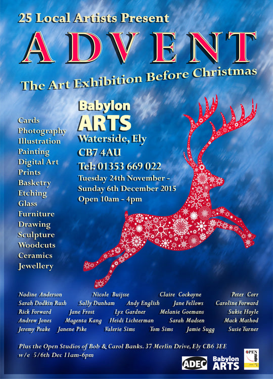 Christmas exhibition in Ely, Cambridgeshire