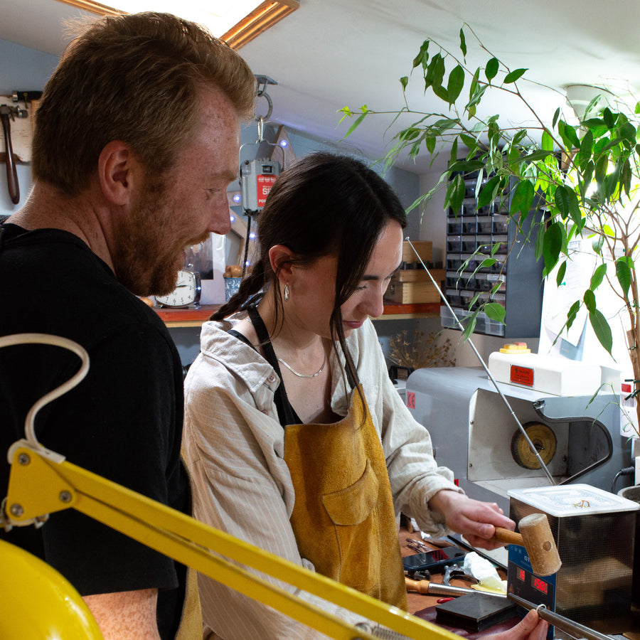 Wedding Rings Workshop Jewellery Course for couples.