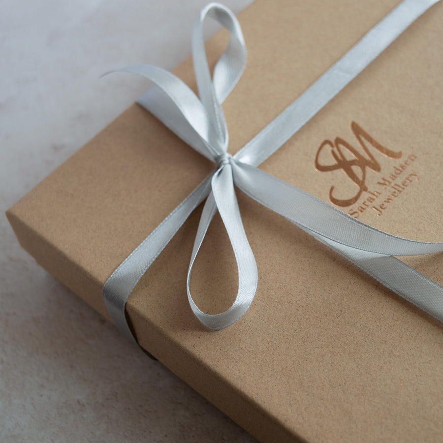 Moonstone,Smokey Quartz and Sterling Silver Gemstone Necklace