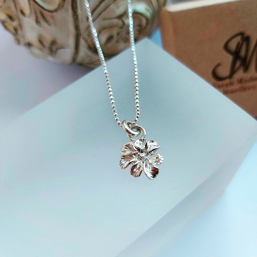 Little Floret Necklace in Sterling Silver