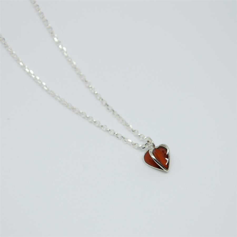 Enamelled Sweet Hearts Necklace